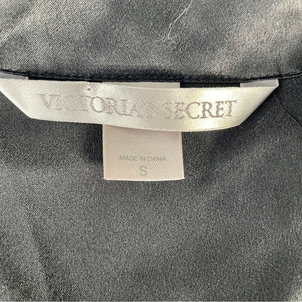 Victoria’s Secret Black Kimono Robe Small - Picture 3 of 10